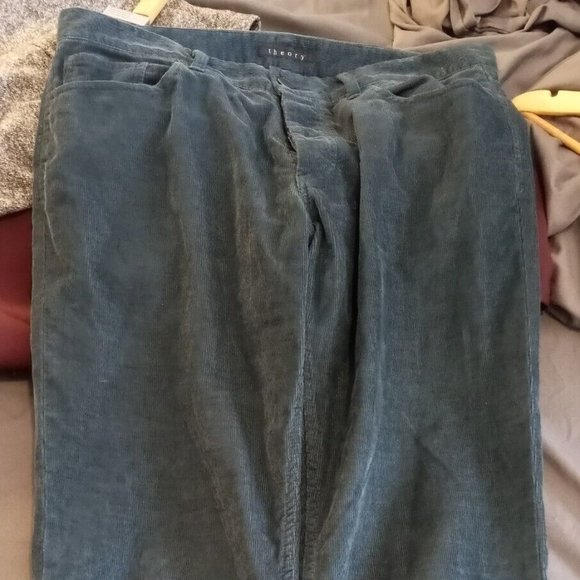 THEORY - Blue corduroy velvet pants - Size 33 - Picture 10 of 14